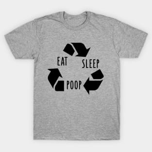 Eat Sleep Poop - repeat T-Shirt